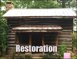 Historic Log Cabin Restoration  Boyd County, Kentucky